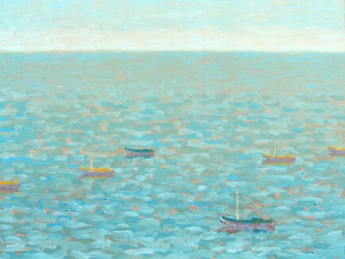 BOATS ON THE BAY POSITANO
