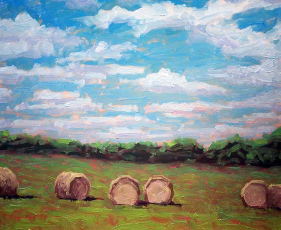 THE HAY BALES